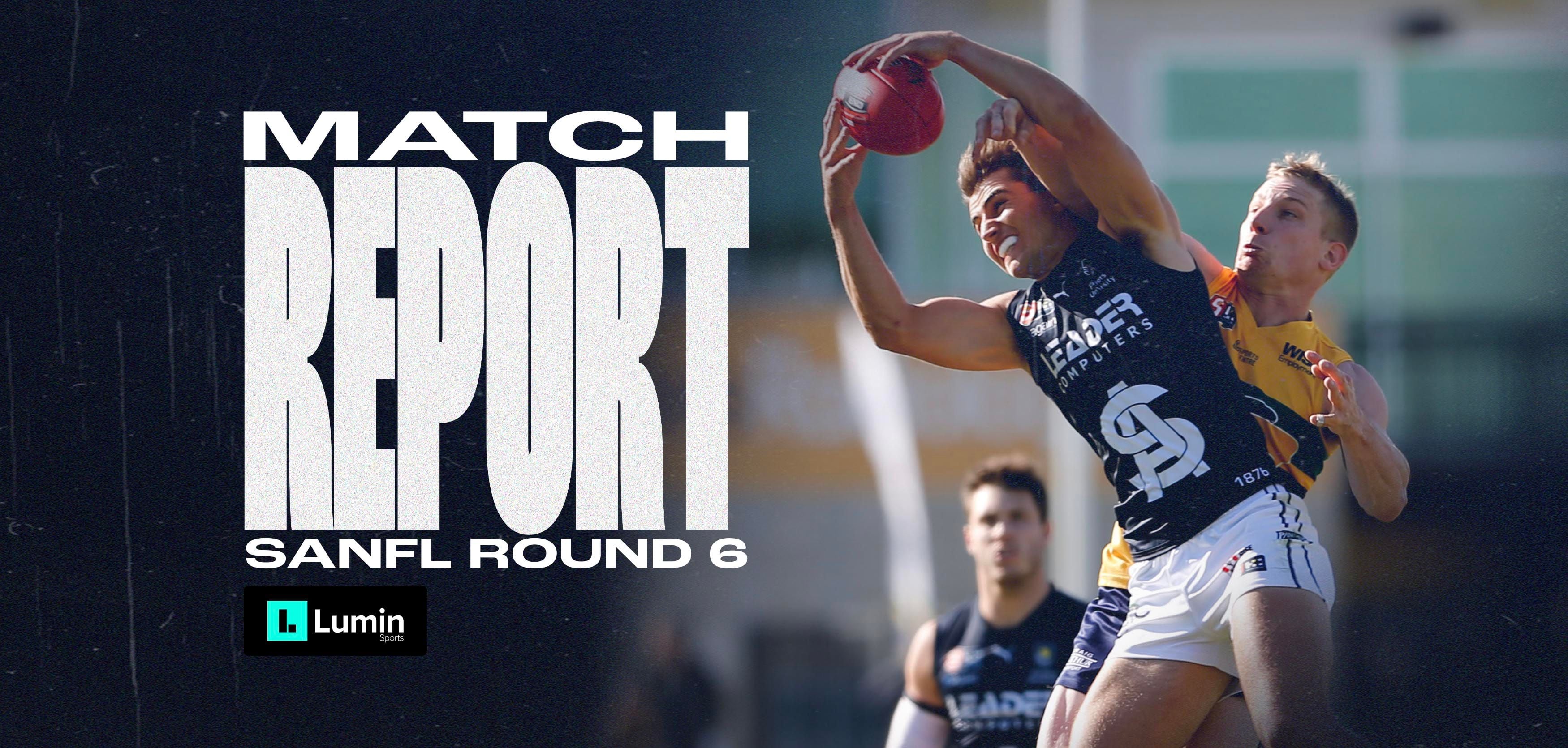 Lumin Match Report: SANFL Round 6 v Eagles Lumin Match Report: SANFL Round 6 v Eagles
